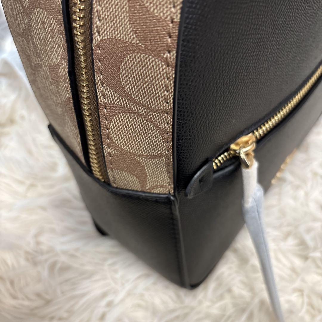 【未使用】COACH コーチ リュック バックパック 黒/茶