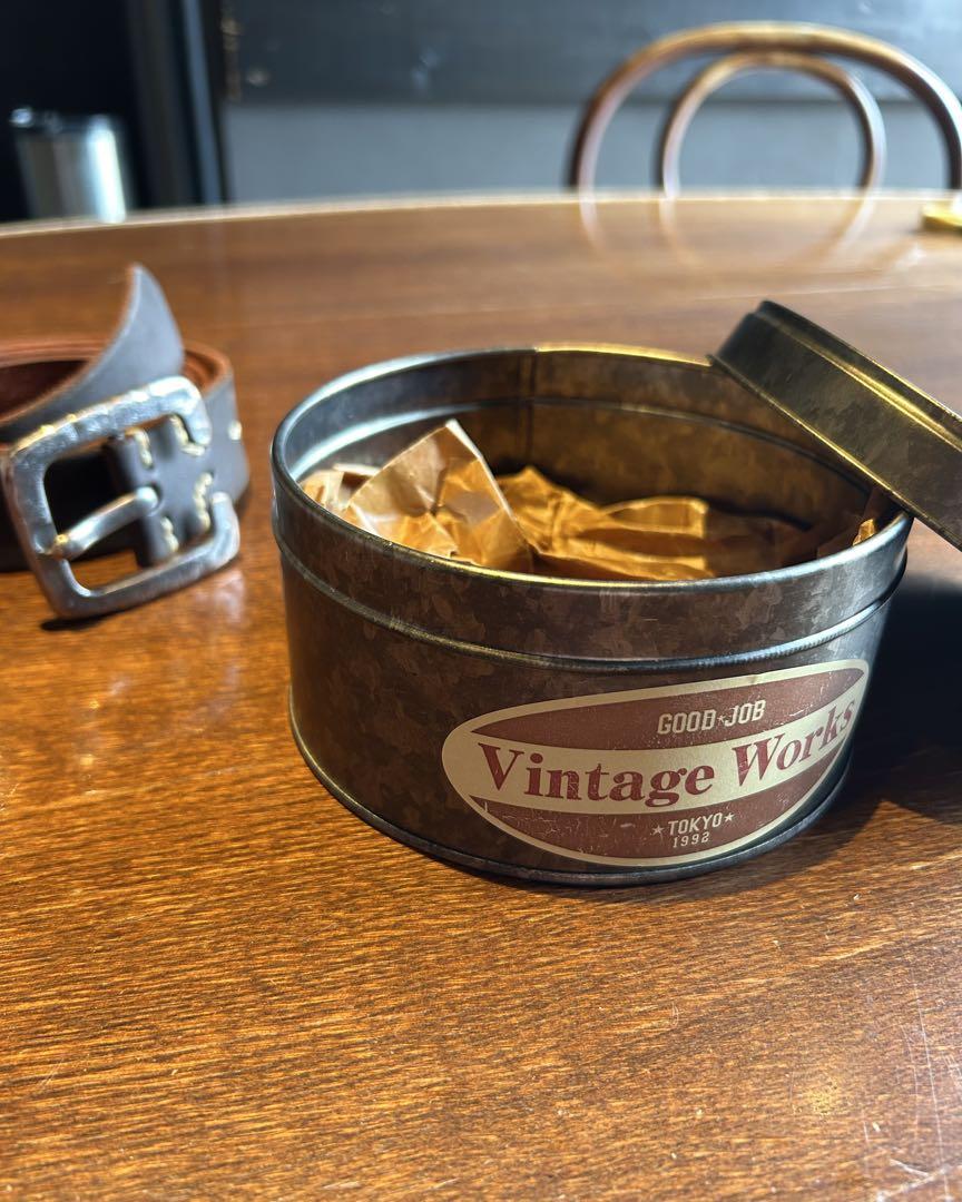【美品】Vintage Works DH5536・茶芯・ベルト　37/94