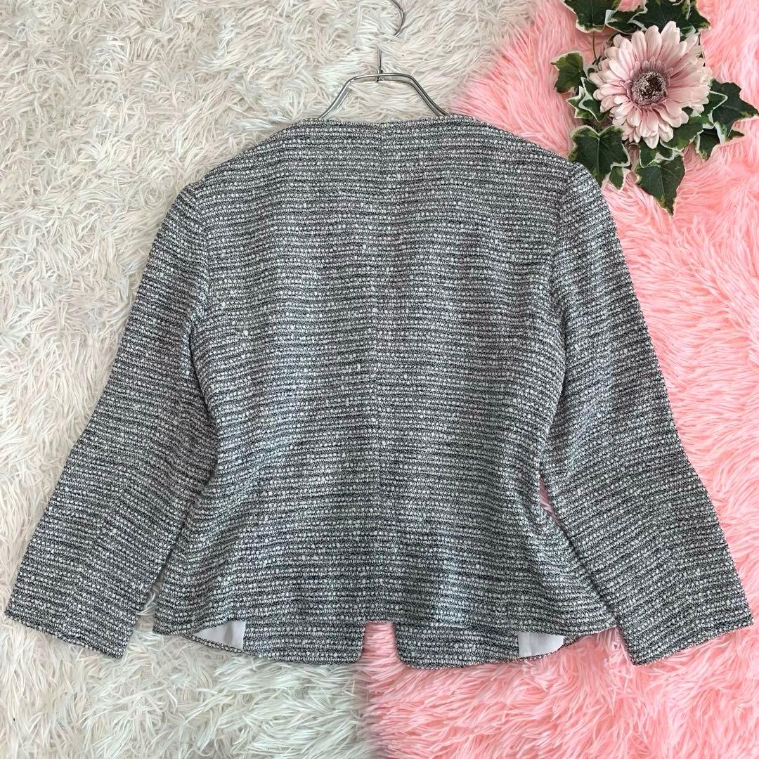 D37. ANAYI【現行タグ/ツイード調◆ノーカラージャケット】2019年