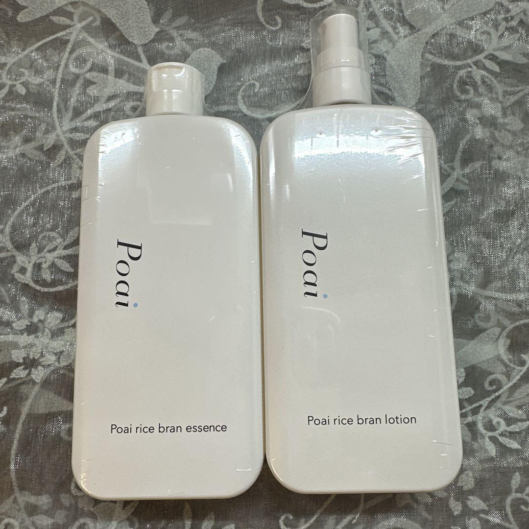 Poai 米ぬかエッセンス＆ローション 化粧水セット　【新品未使用】 Poai 米ぬかエッセンス＆ローション 化粧水セット 【新品未使用