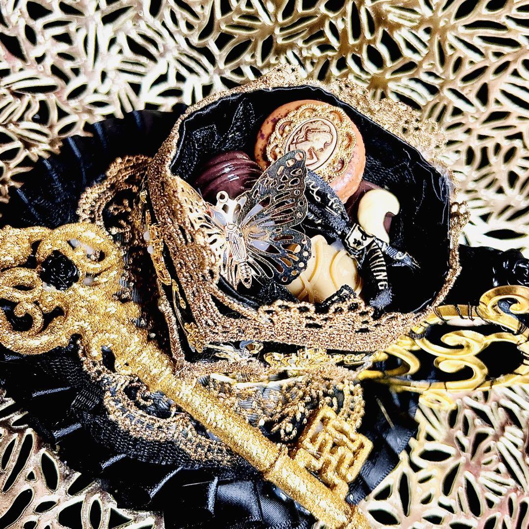 専用商品★ブラックティーカップハット(中)