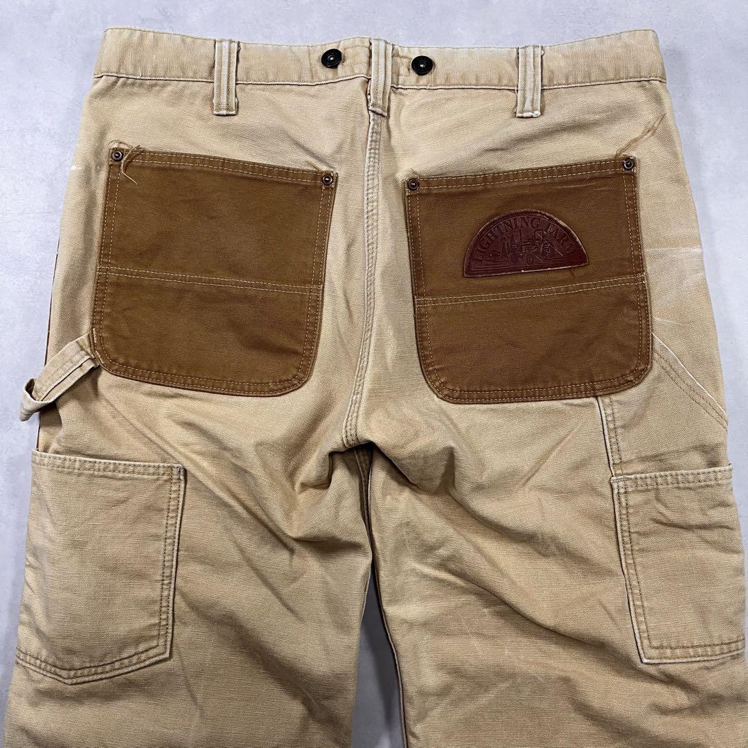 lightning fram Farmerstyle ダブルニー カーゴパンツ