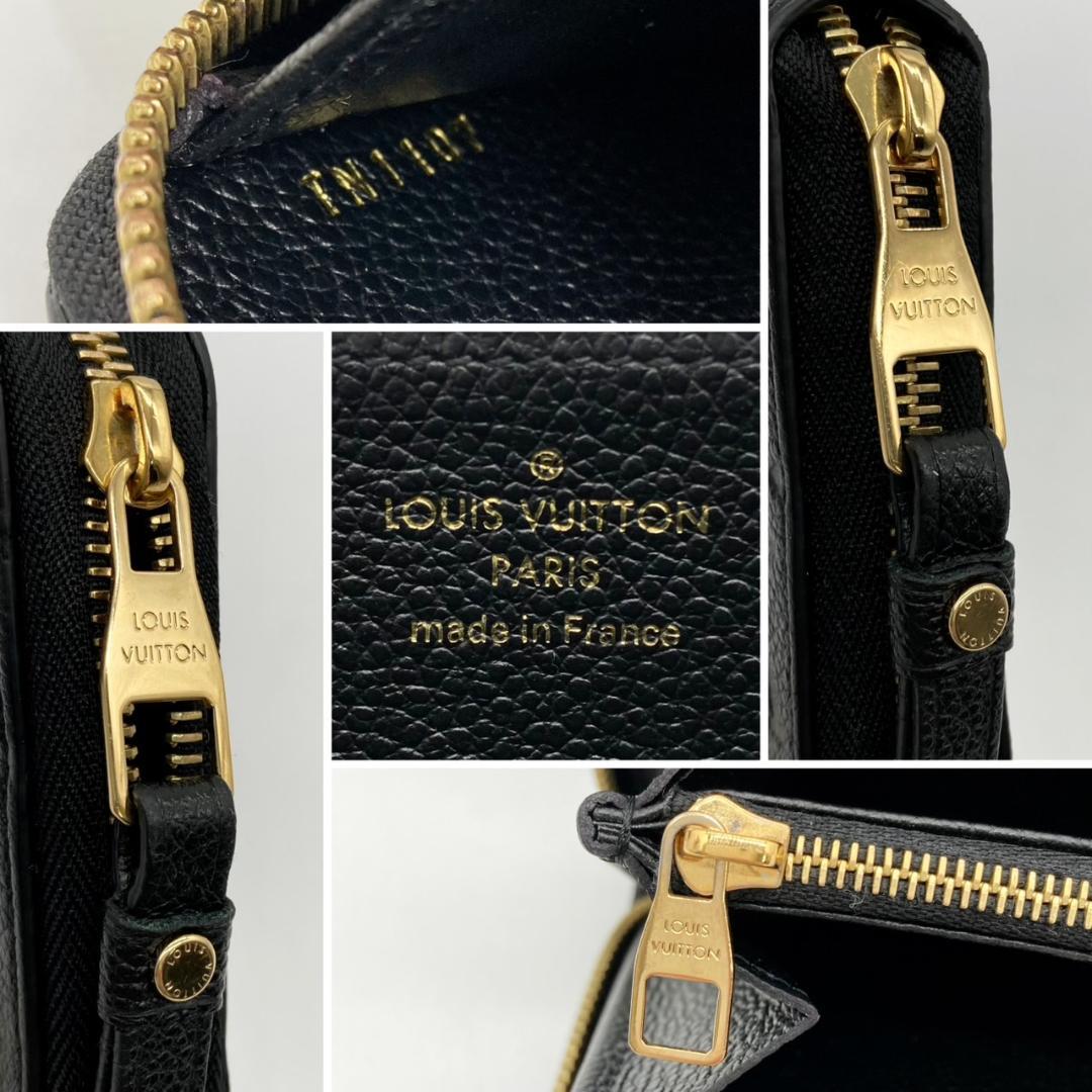 ルイヴィトン アンプラント ジッピー ウォレット ノワール 長財布 240