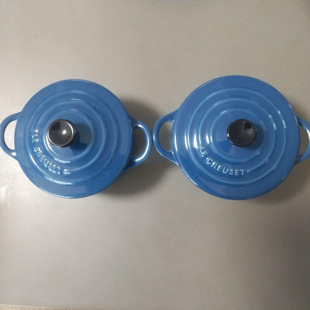 LE CREUSET ル・クルーゼ ミニココット 2個セット - メルカリ
