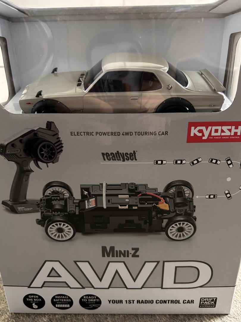 京商 ミニッツAWD 日産スカイライン 2000GT-R ジャイロLEDライト付