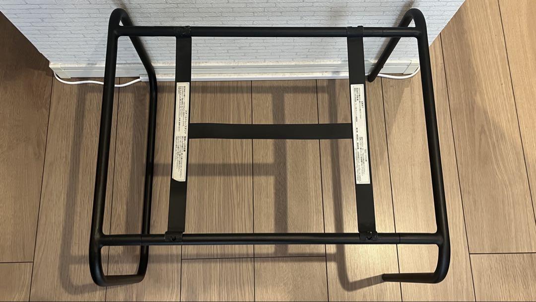 廃盤【無印良品 MUJI】スチールトレースタンド タモ材 木製