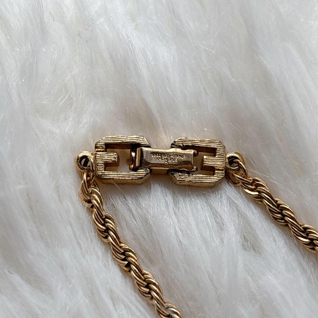 極美品 GIVENCHY ジバンシー ロープチェーン コンビカラー ネックレス GIVENCHY✨ヴィンテージ ロープチェーンネックレス ゴールド