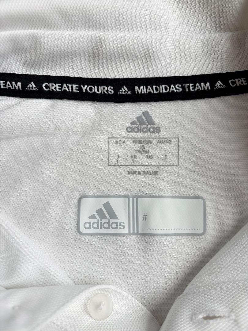 半額sale - タイムセールをお見逃しなく JFA JFA支給】adidas テクニカルスタッフ Lサイズ ポロシャツ ウェア