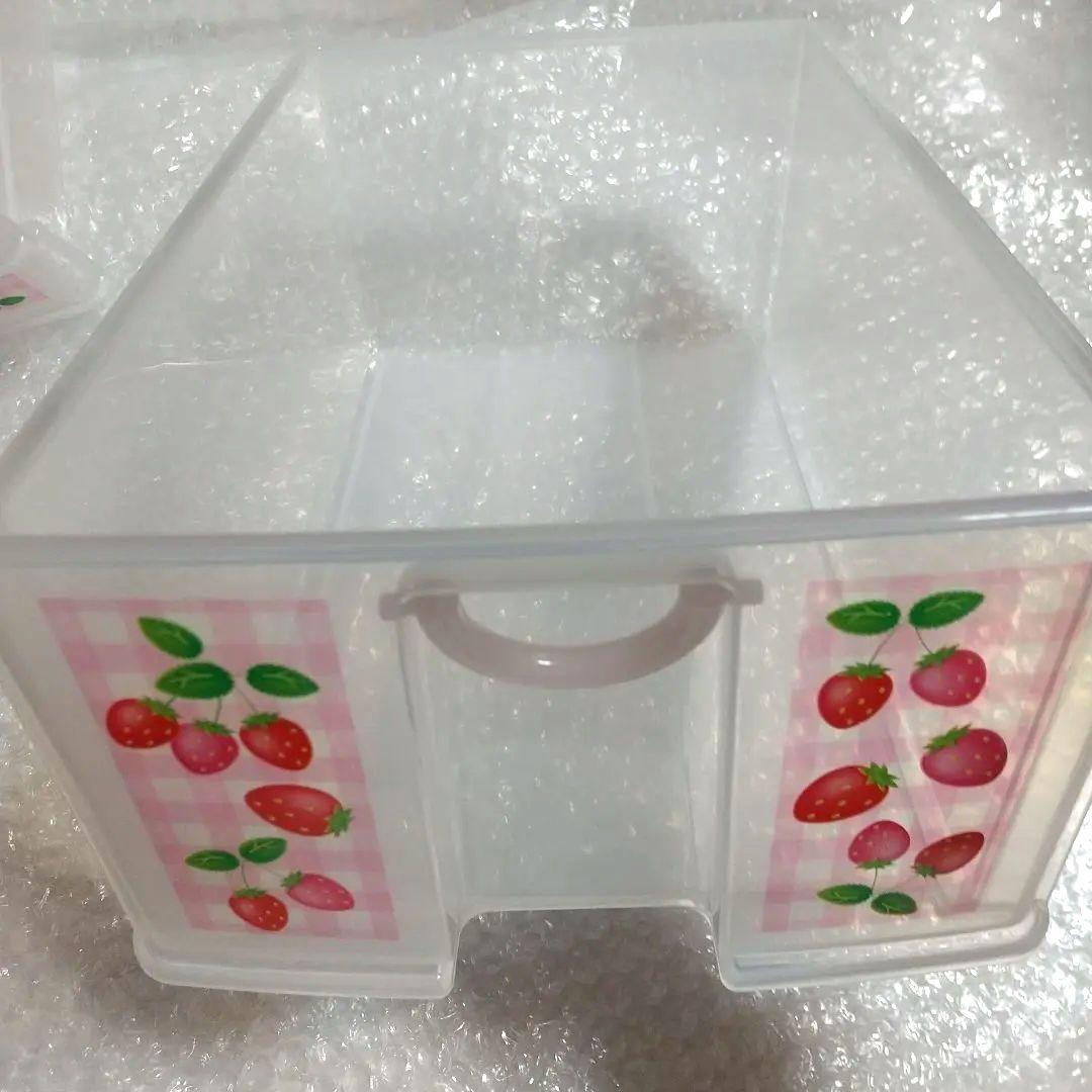 【希少】ハローキティ 収納ボックス ４段 サンリオ　いちごキティ 1999年