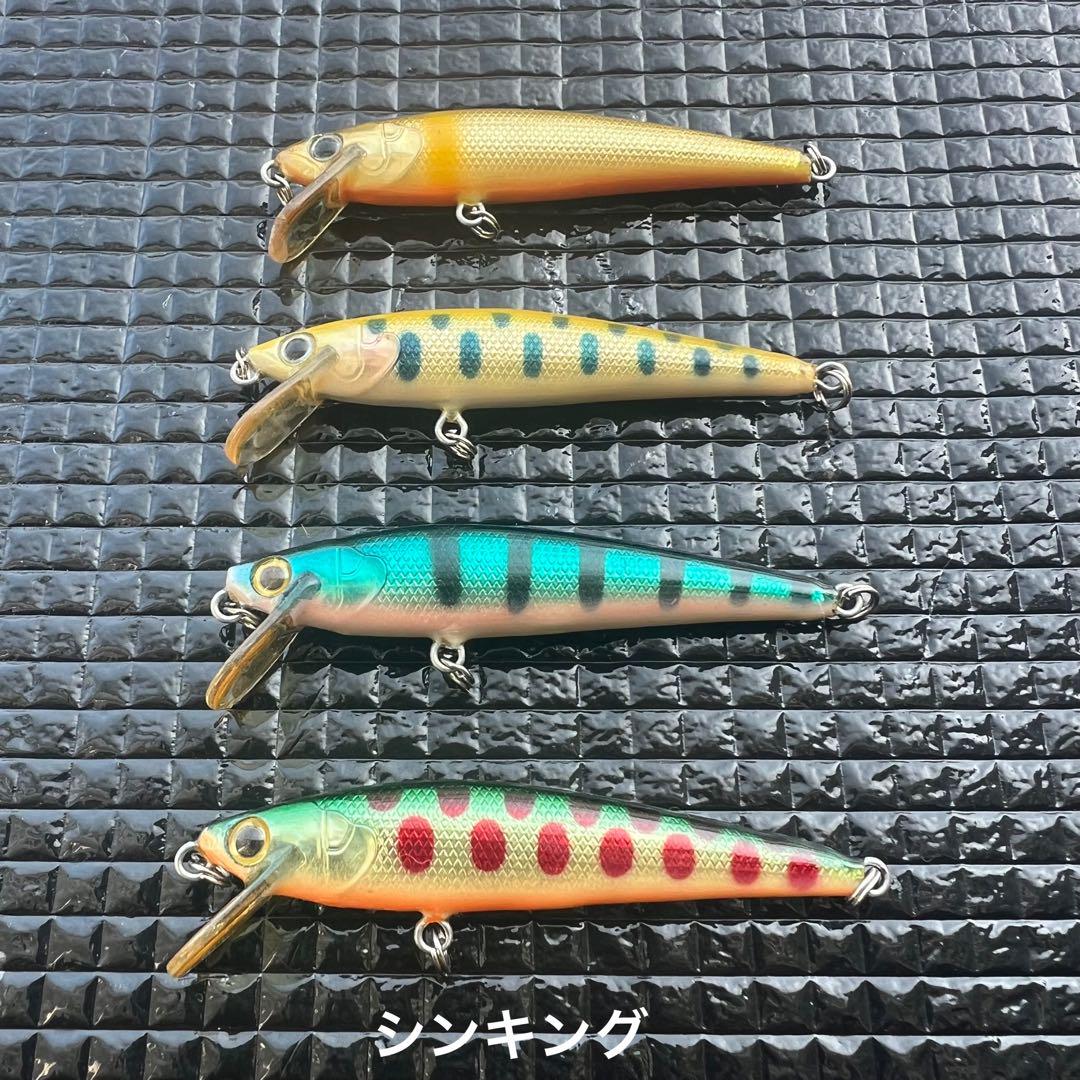 スカジットデザインズ　チップミノー （Ｆ） ６㎝　３個.（Ｓ） ６㎝ ４個