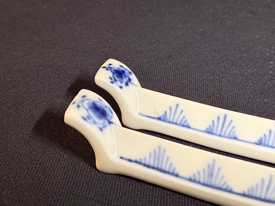 ロイヤルコペンハーゲン ブルーフルーテッド 箸置き