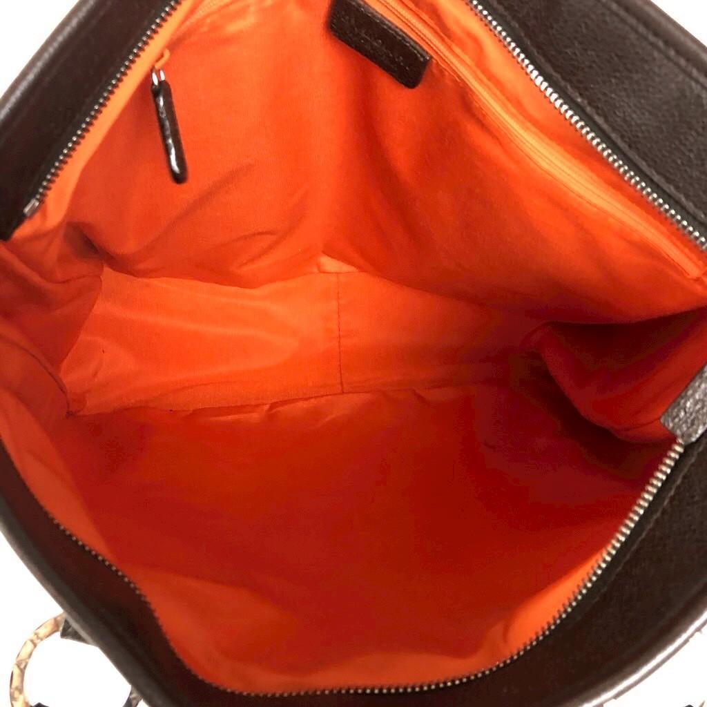 BVLGARI ブルガリ ロゴマニア ハンドバッグ トートバッグ ブラウン BVLGARI ブルガリ ロゴマニア ハンドバッグ トートバッグ ブラウン