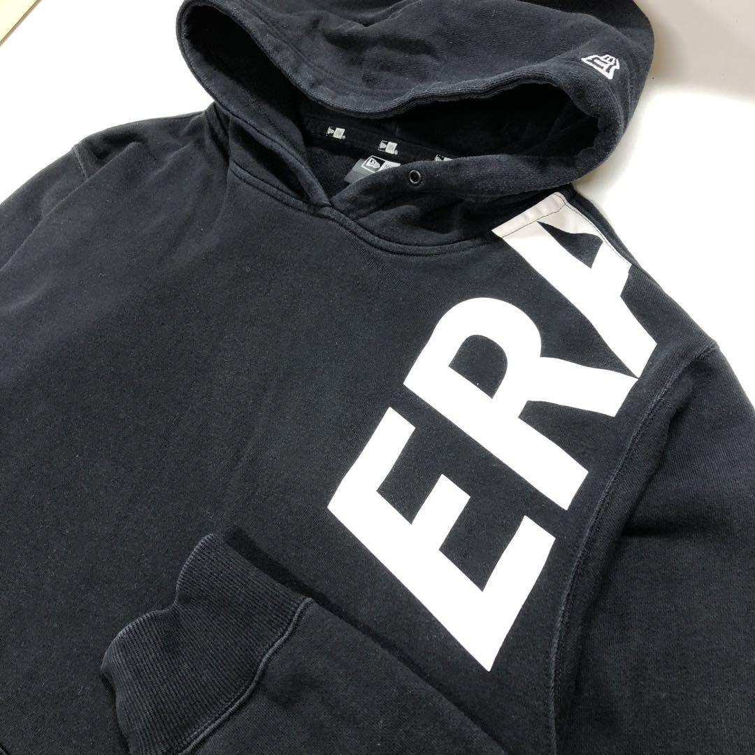 NEWERA パーカー ブラック メンズL