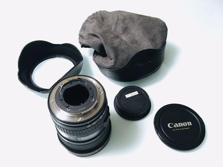 キヤノン∅ Canon EF17-40mm F4L USM TD3kH-m22608422792 超広角ズームレンズ していたの