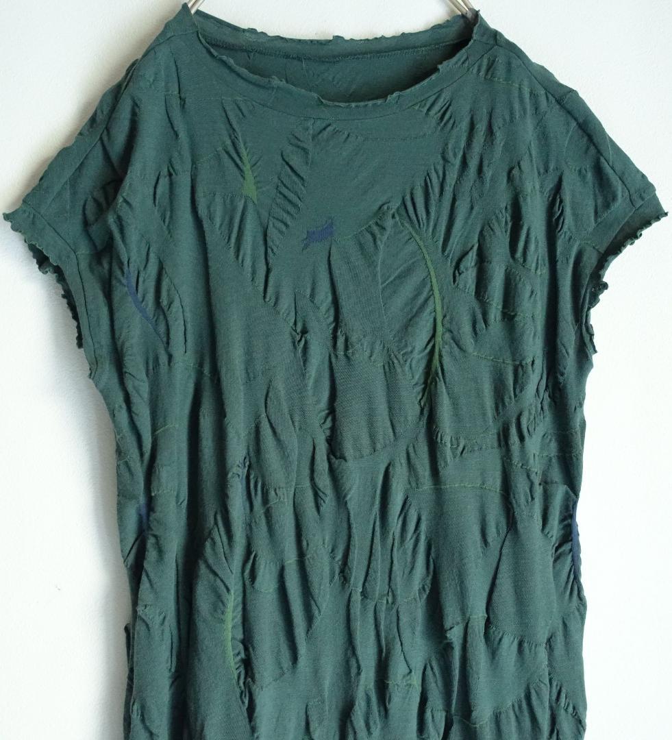 JURGEN LEHL ヨーガンレール ワンピース SIZE M 縞パッチワーク