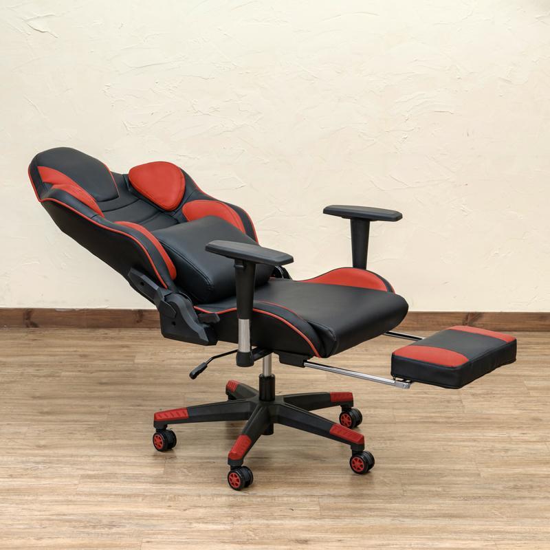 年末のプロモーション大特価! デスクチェア 椅子/チェア-www 売り日本 オットマン付き ゲーミングチェア 2019シリーズ E-WIN pua様専用 デスクチェア
