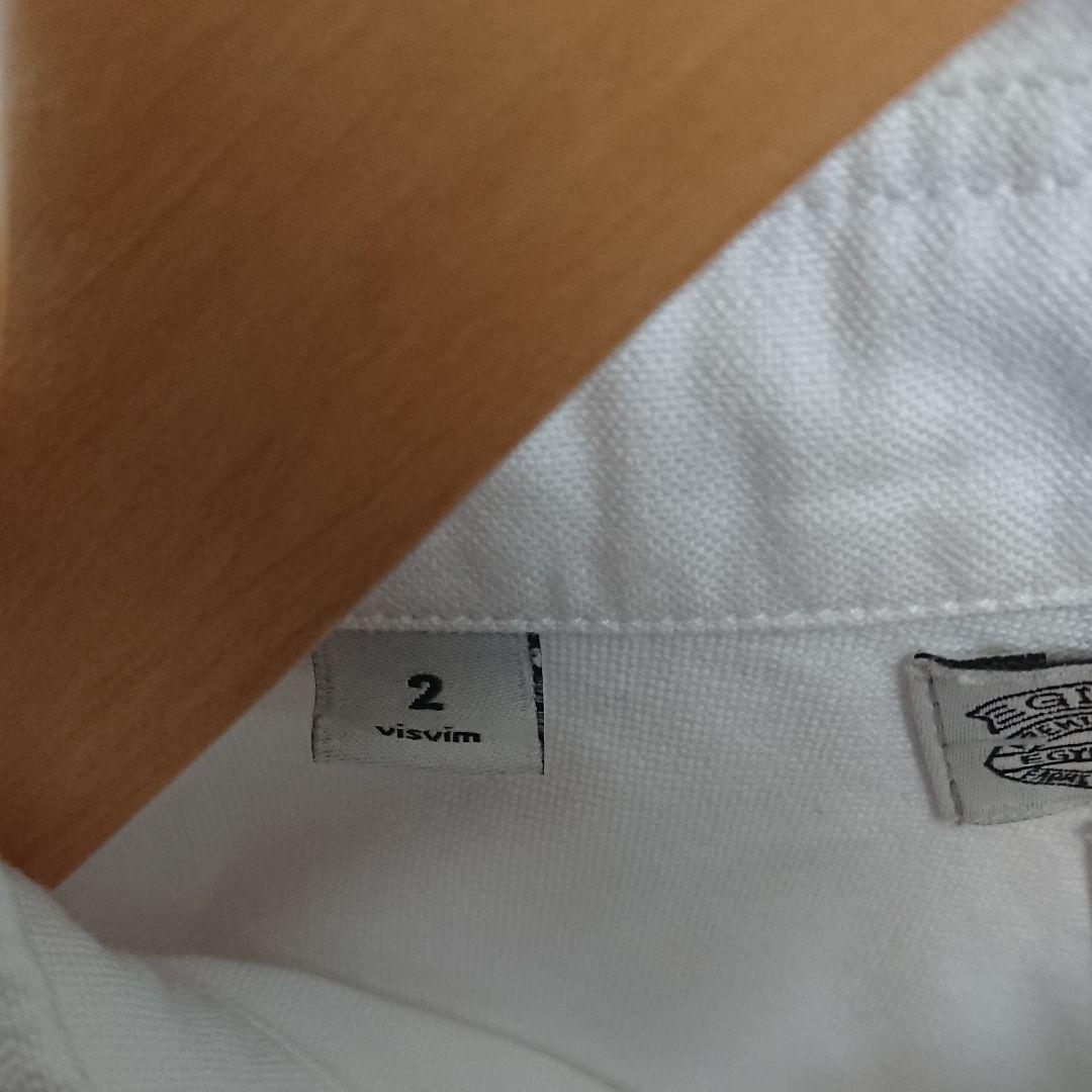 ホワイト⇘ visvim ALBACORE SHIRT a5zNC-m22610468255 ヴィズヴィ