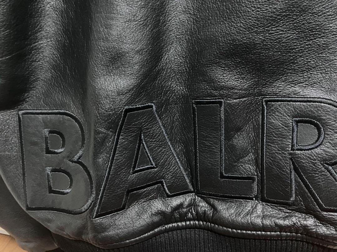 BALR. フード付きレザージャケット　M