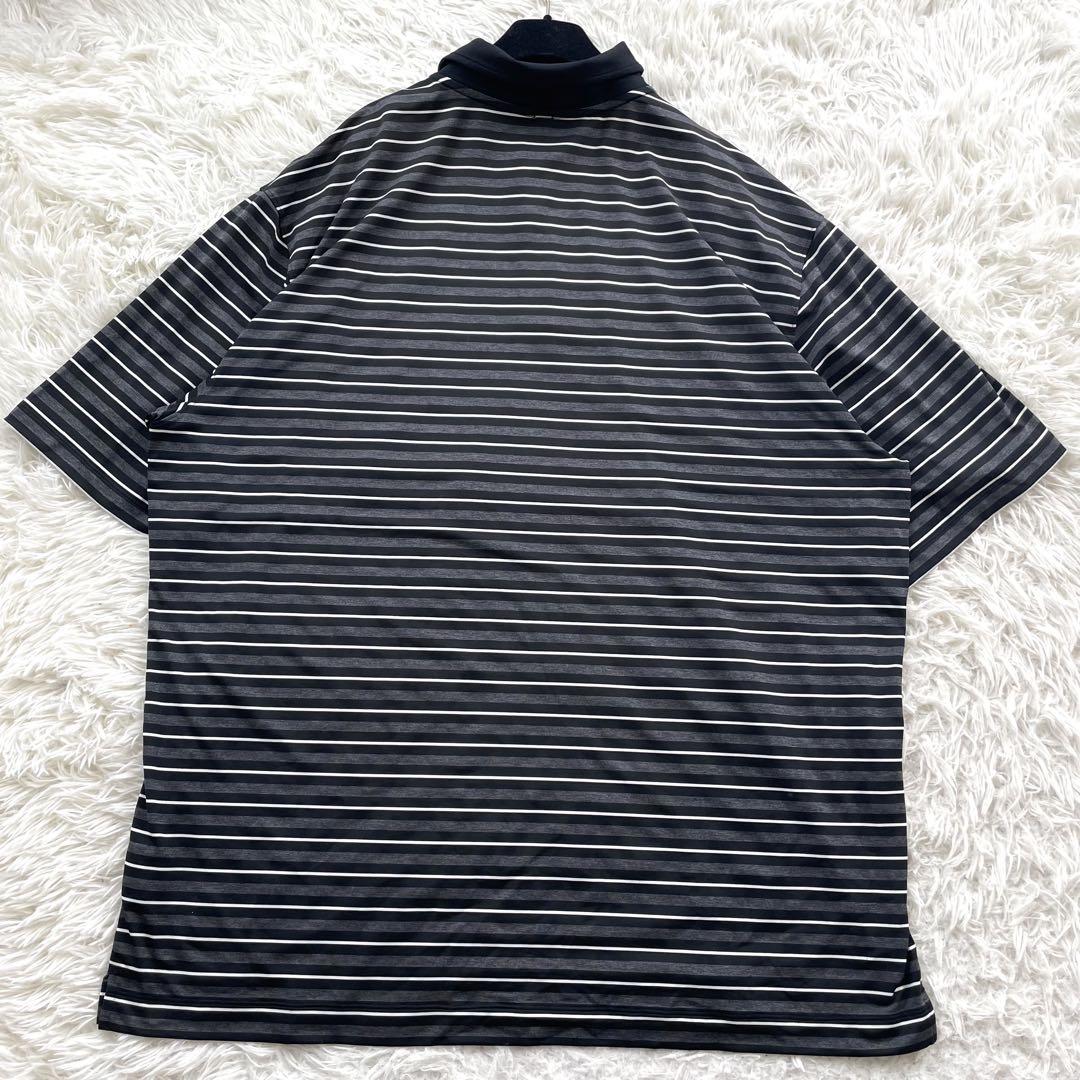 NIKE GOLF ボーダー　大きいサイズ　半袖　ポロシャツ