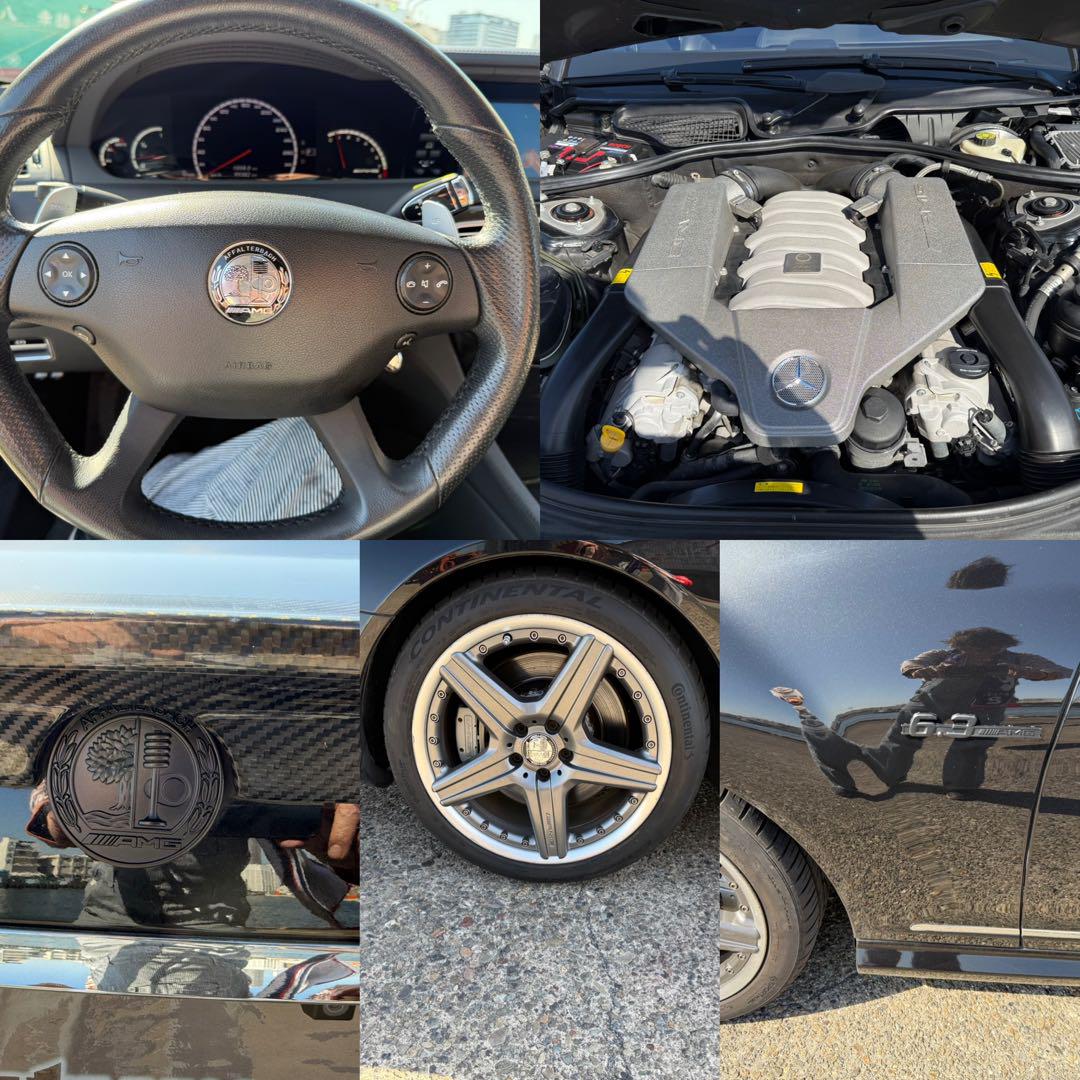 超希少⭐︎本物ベンツCL6.3AMG W216 ブラックメタ　AA評価4.5