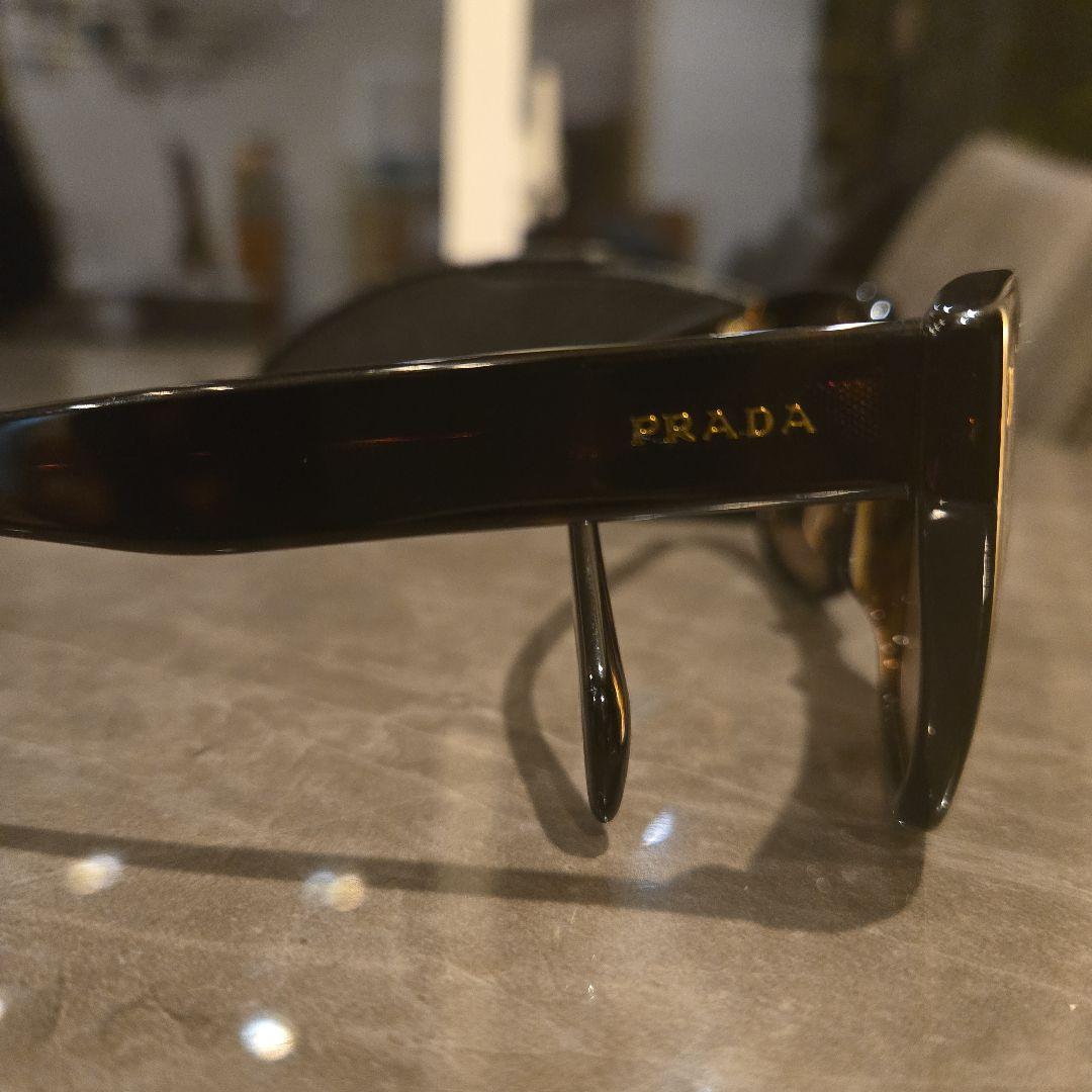 極美品】PRADA プラダ　サイドロゴ　SPR09SF サングラス ケース付き