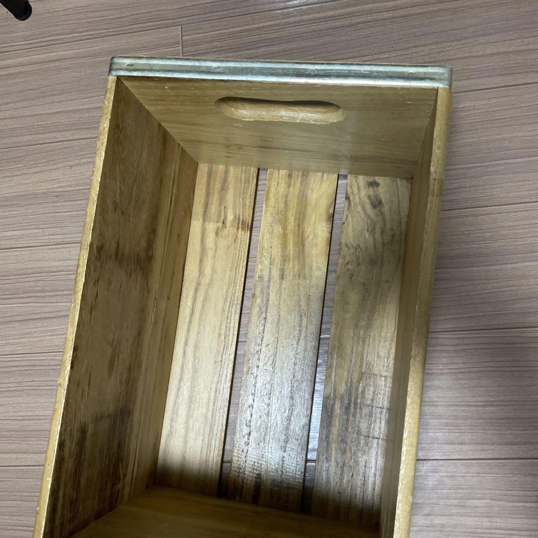 ヴィンテージ 木箱 ジンジャーエール ウッド ボックス 古着 木製 ケース 家具