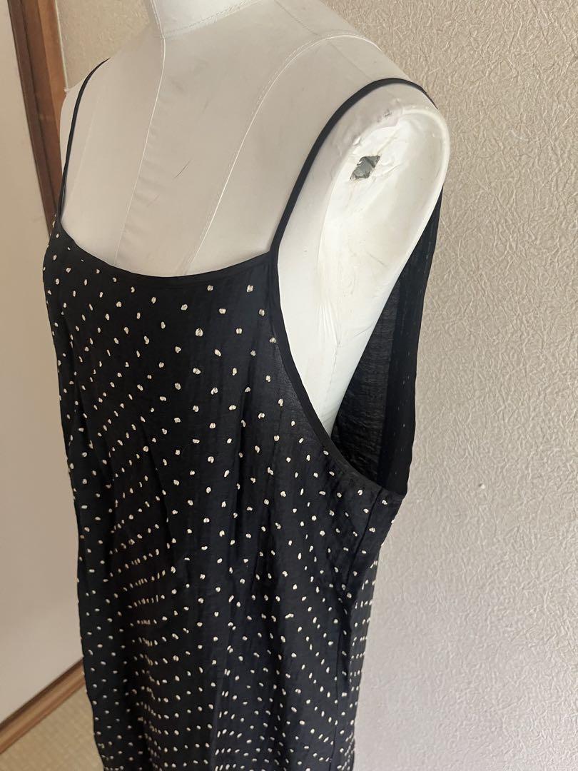 yuni ドットペチワンピース
