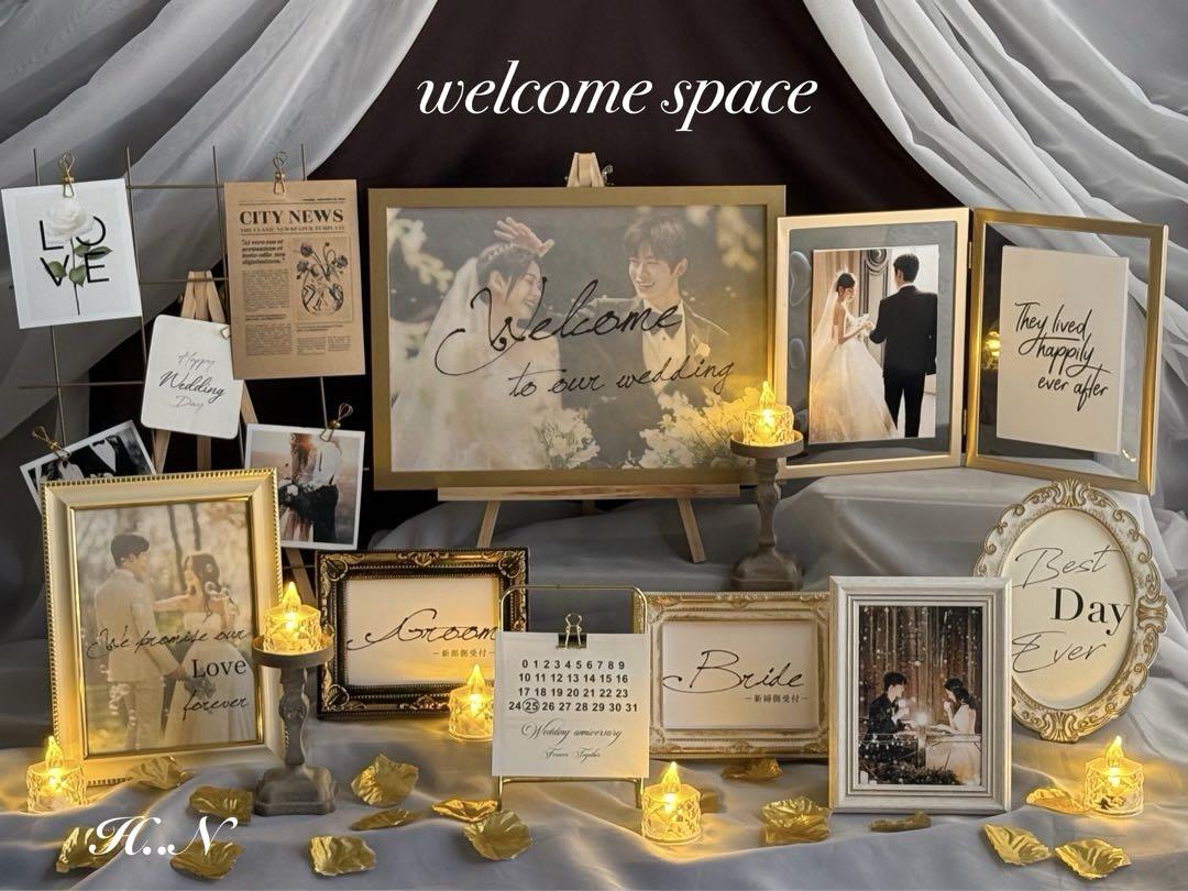 ウェルカムスペース✨セット売り アイテム多数 トレペ付き 挙式装飾 まとめ売り！