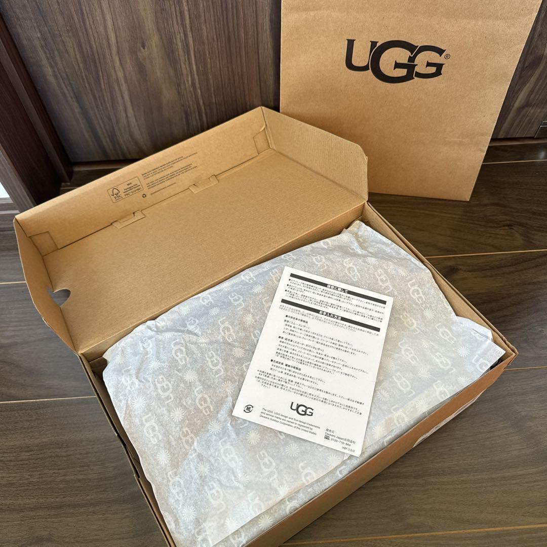 UGG ムートン サンダル スエード スリッパ 黒