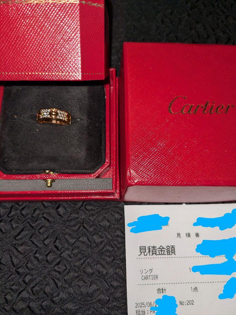 ヌ*様様 Cartier ゴールド ダイヤモンド　ラブ　リング