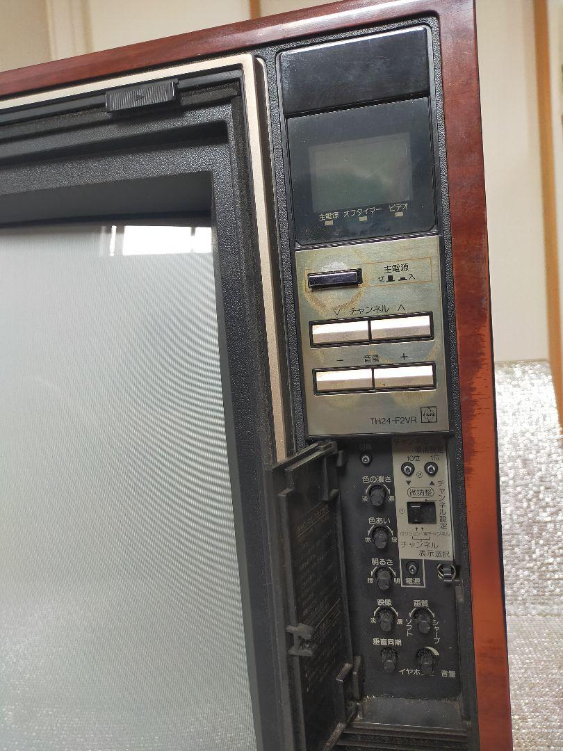 ブランド購入サイト 再お値下☆ナショナルカラーテレビ/美品/当時物/昭和レトロ/音声 テレビ