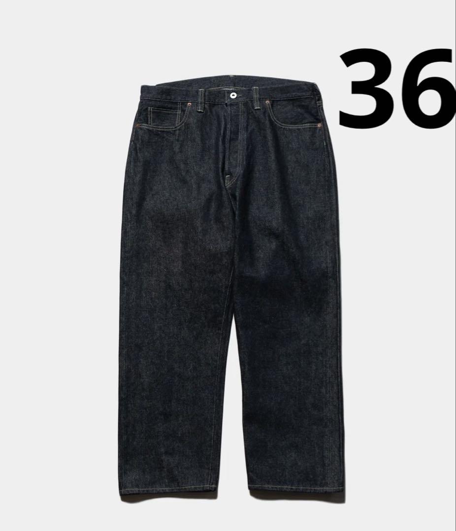 a.presse WASHED DENIM WIDE PANTS 36
