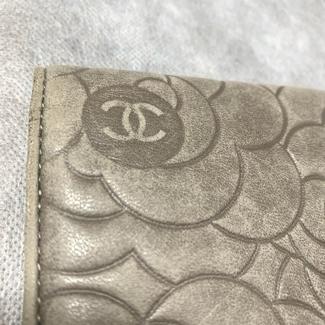 菜の花　CHANEL カメリア　長財布