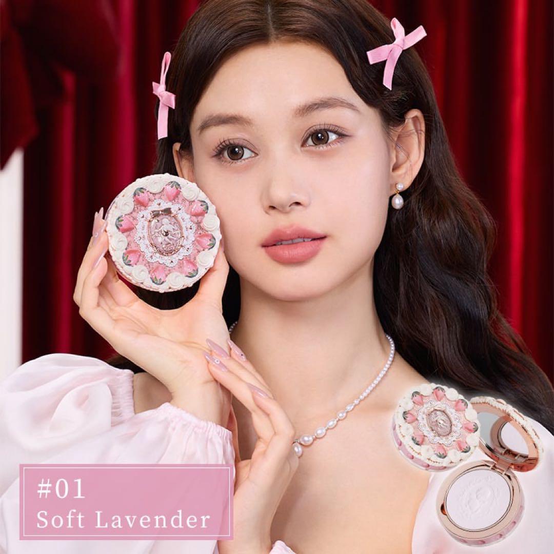 フラワーノーズ　ストロベリーキューピッドコレクションプレストパウダー2点セット