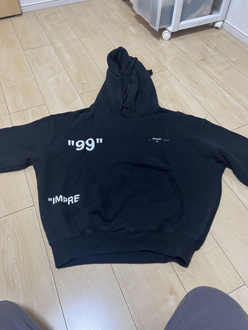 off-whiteアイスマンパーカー OFF-WHITE オフホワイト Ice Man Over Hoodie S