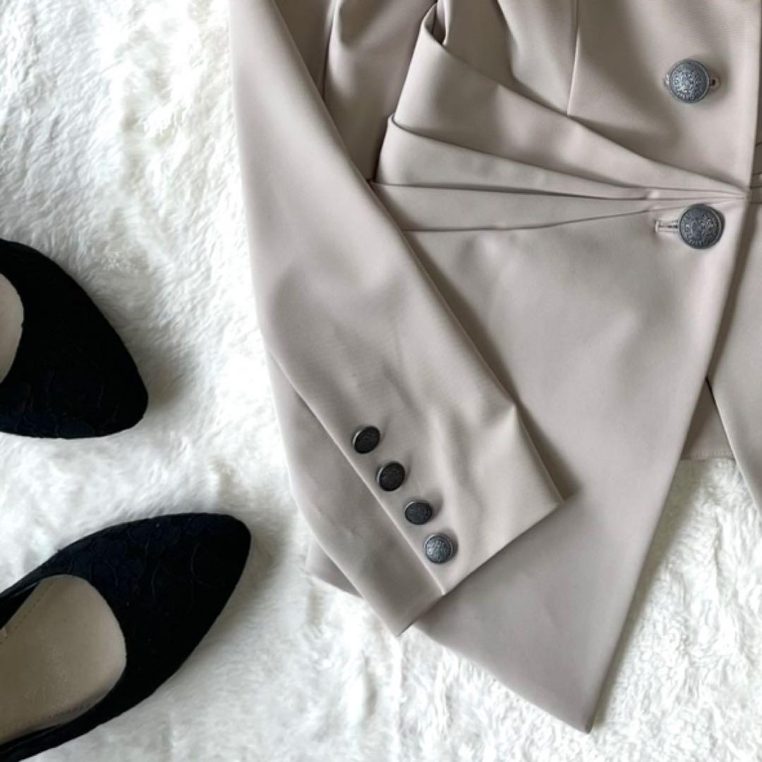 FOXEYNY フォクシー ストレッチ テーラードジャケット ベージュ38 M FOXEYNY フォクシー ストレッチ テーラードジャケット ベージュ38 M