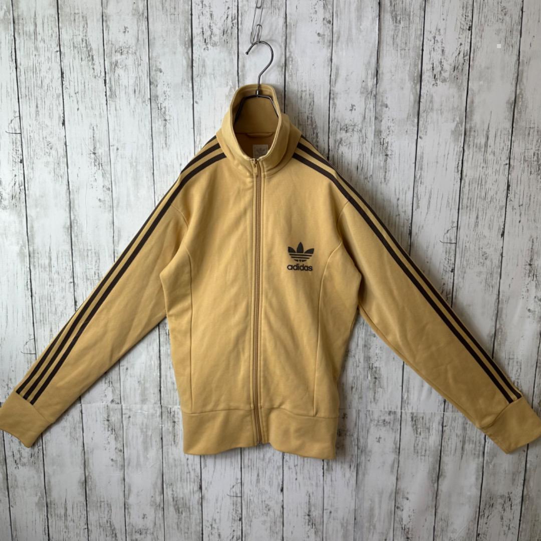超 アディダス ジャージ M ブラウン ベージュ ハイネック 茶色 黒M adidas WWW_HOMU-JOURNEY_COM