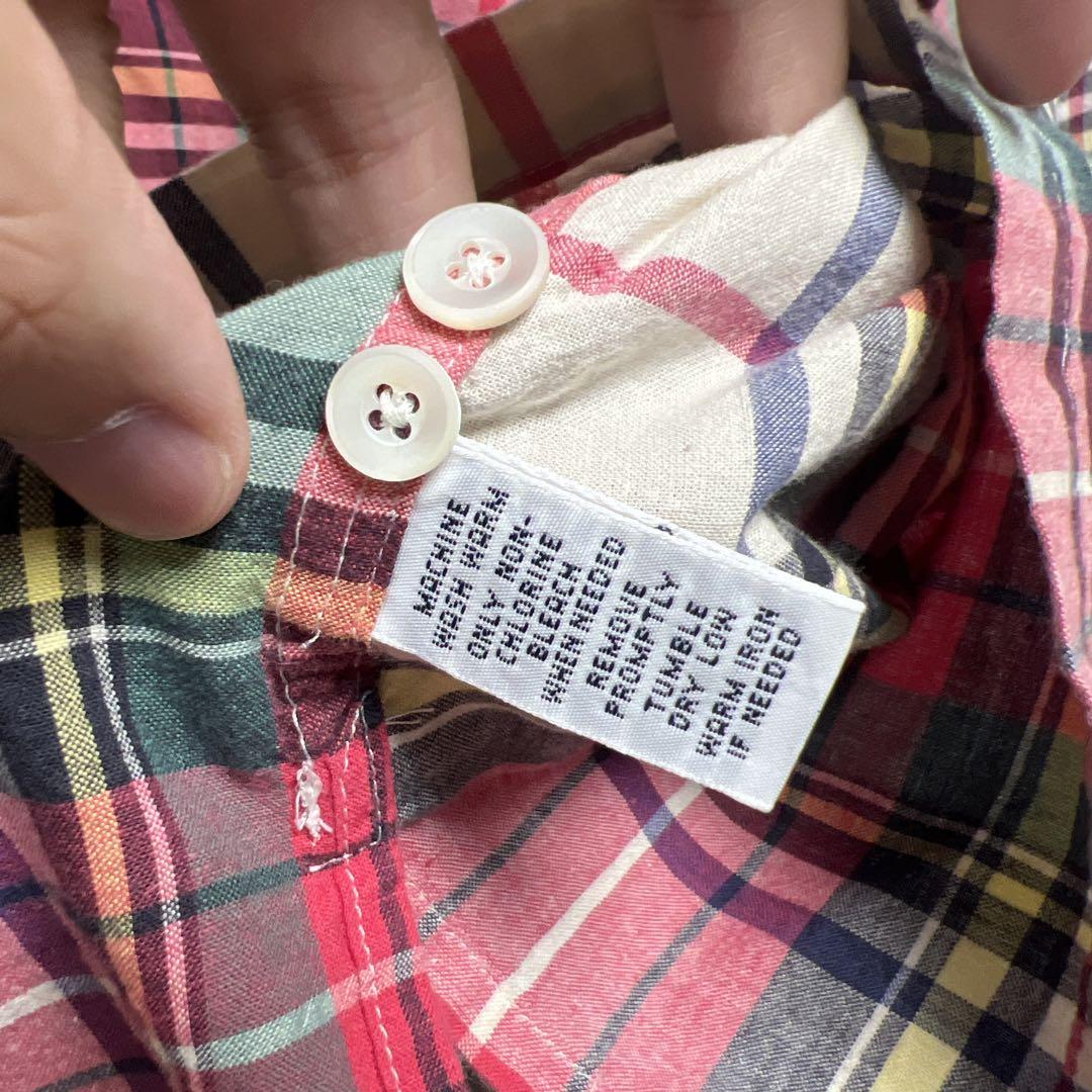 Ralph lauren ラルフローレン　オープンカラー　チェックシャツ　開襟