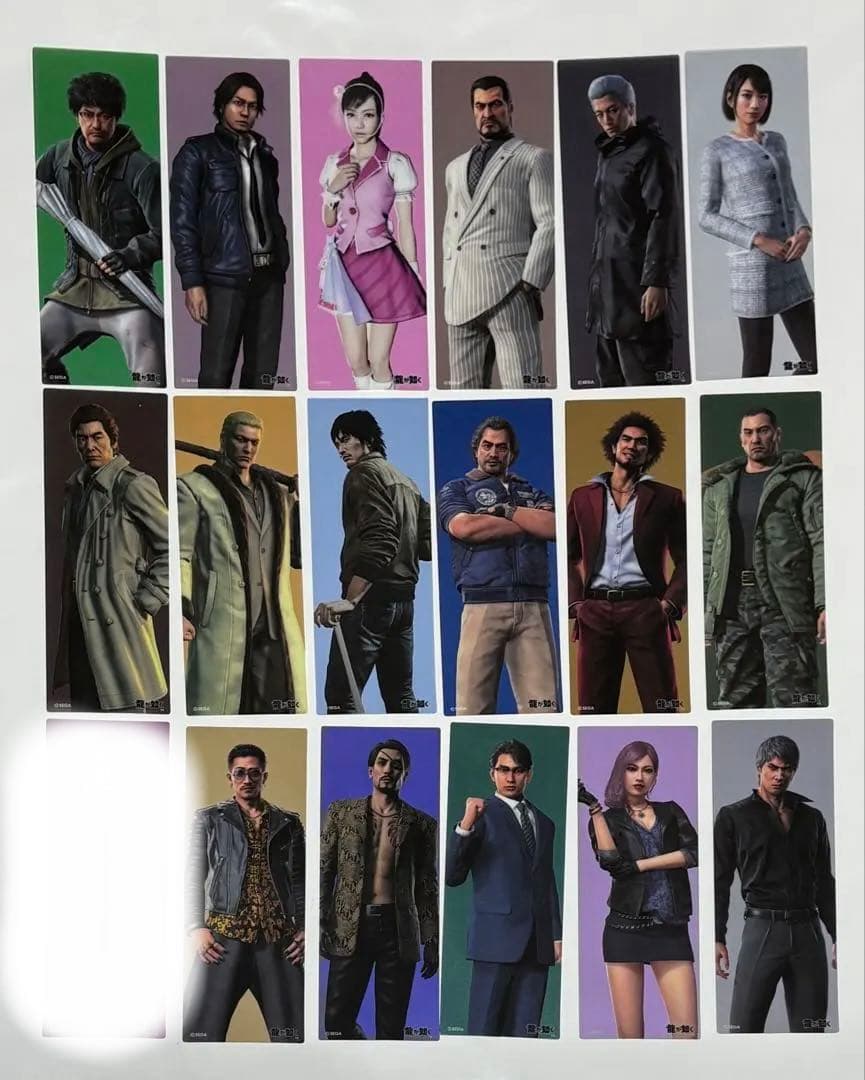 龍が如く まとめ売り アクキー 缶バッジ しおり チェキ 色紙 タオル