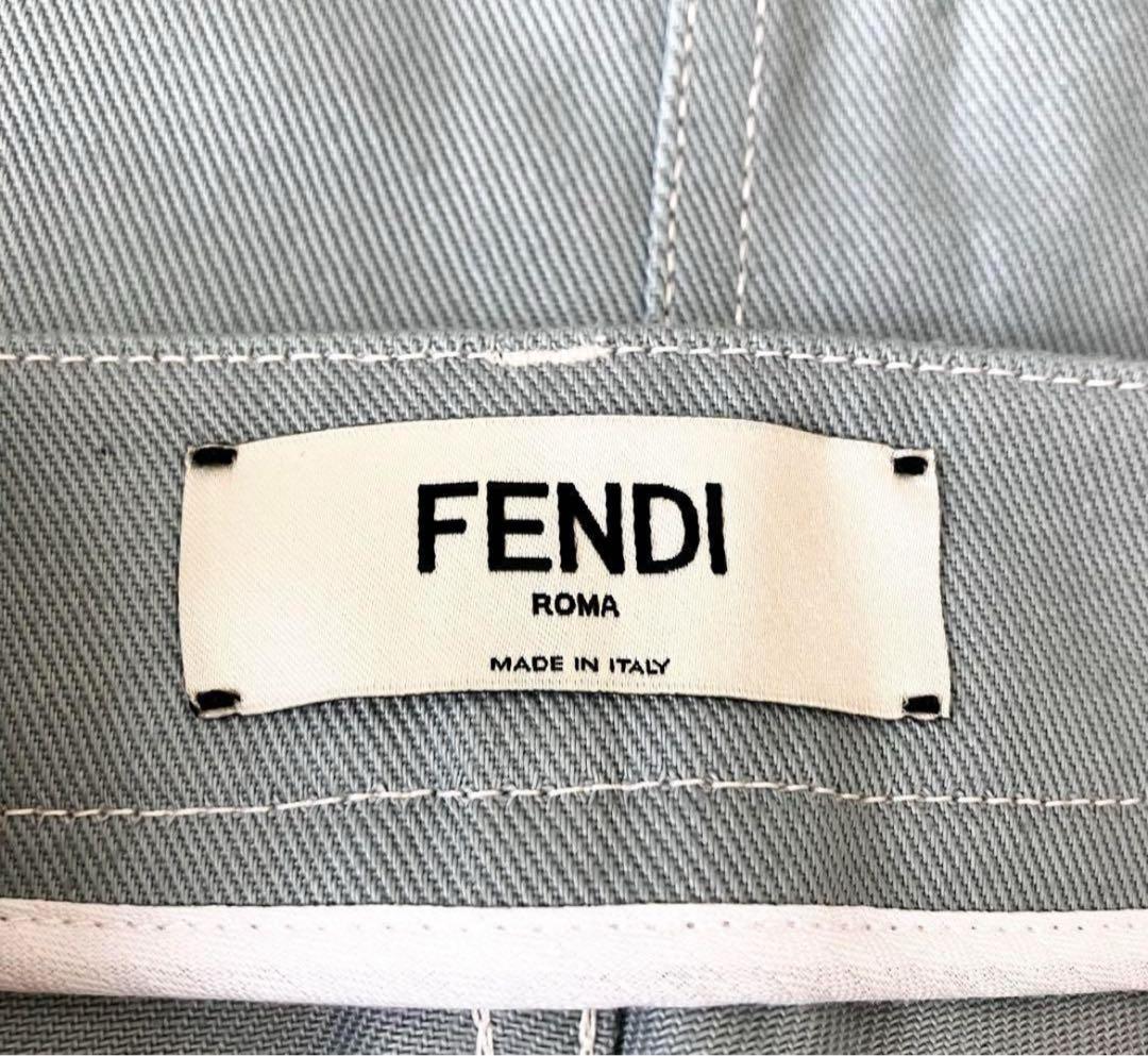 おすすめ フェンディ FENDI ストレー24SS ジーンズ フルジップ デニムスカート スカート