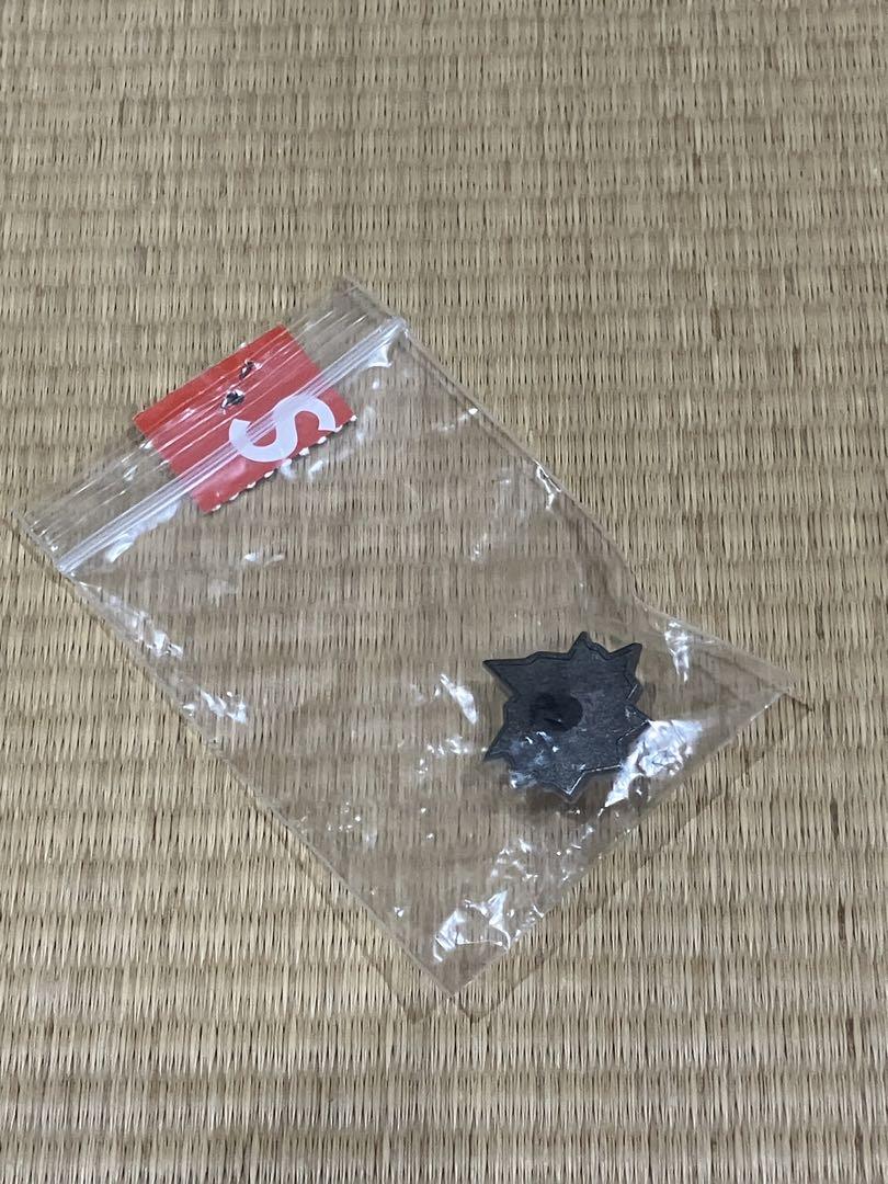 Brand New Supreme/Nate Lowman Bullet Hole Pin Orange Japan