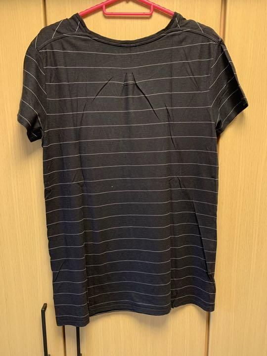 正規 Saint Laurent サンローランパリ ボーダー Tシャツ