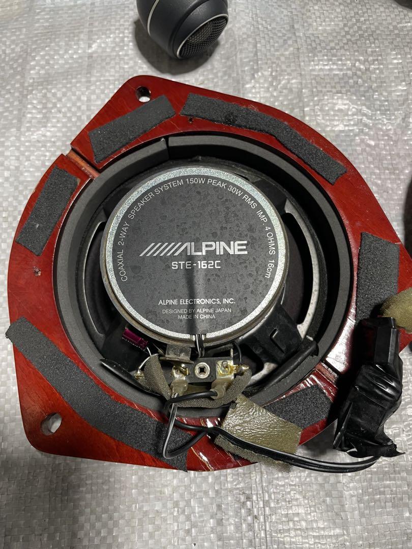 ALPINE スピーカー STE-162C ツイーター付き