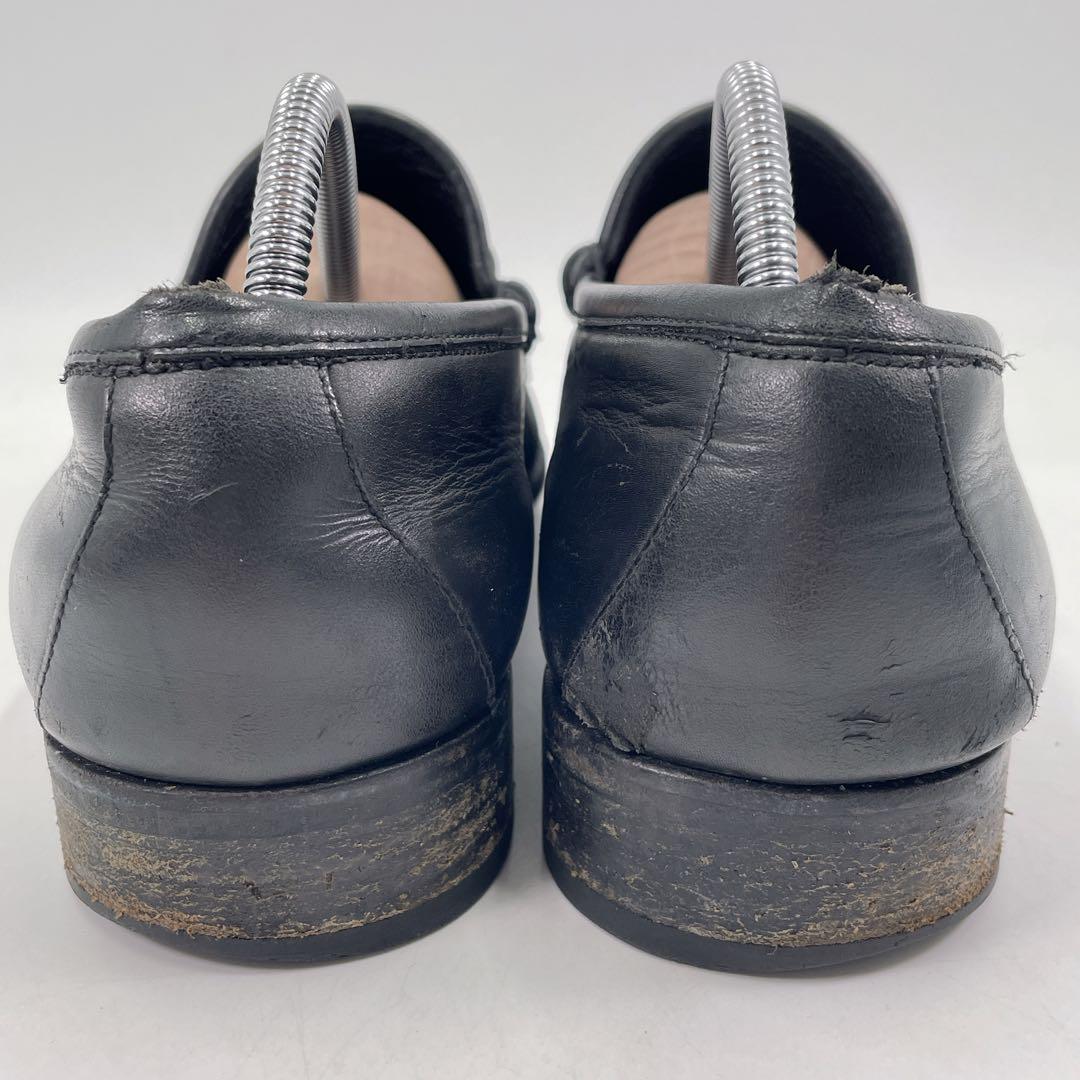 GUCCI グッチ ホースビット レザー ローファー ブラック