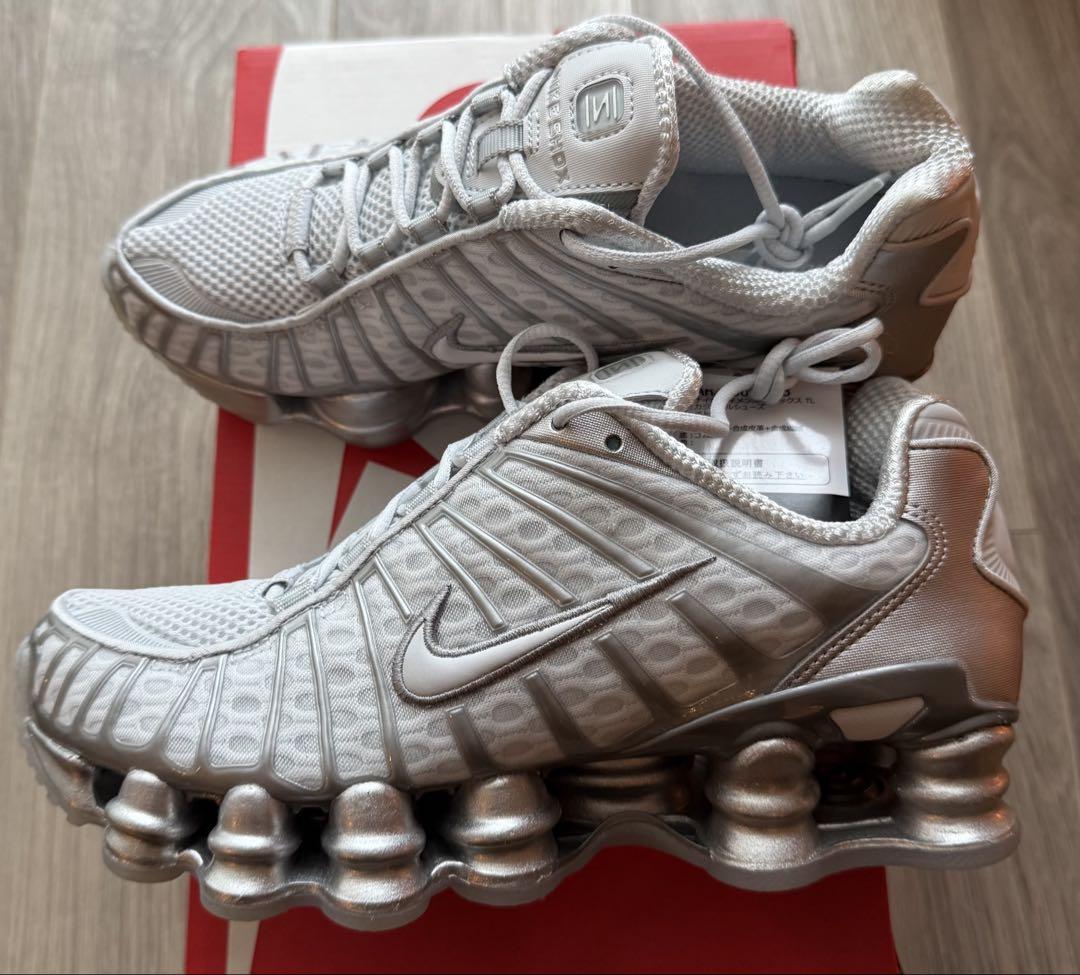 Nike Shox tl 24.0 ピュアプラチナム クロム