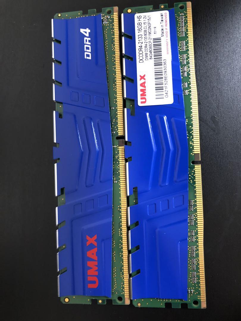 UMAX DDR4-2133 8GB×3枚
