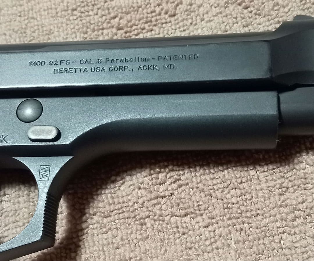 WAウエスタンアームズ製ベレッタ傷や汚れあり