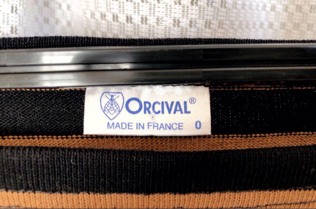 【未使用】ORCIVAL コットンロード フレンチバスクシャツ ボーダー