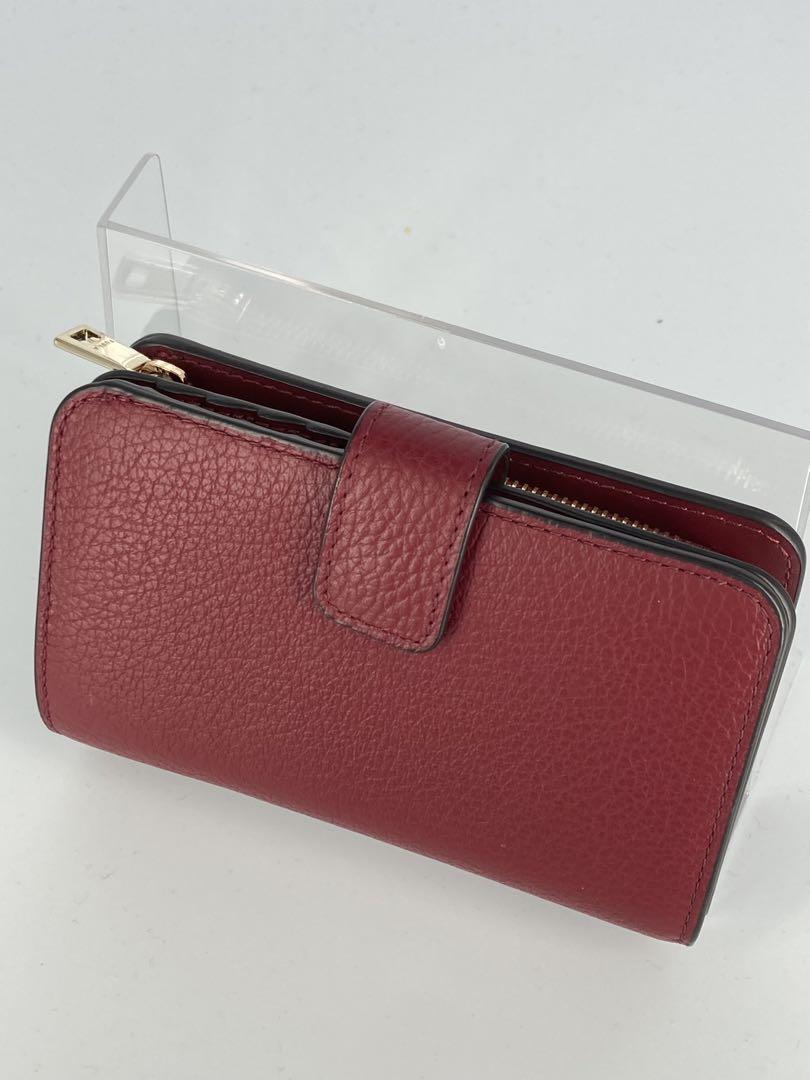 『新品』FURLA バーガンディ 二つ折り財布