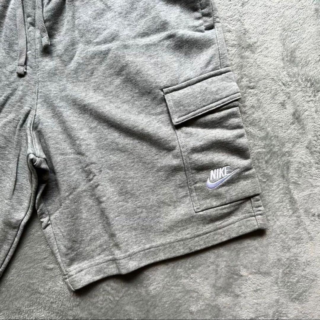 NIKE ナイキ ハーフパンツ スウェット グレー ショート カーゴパンツ XL